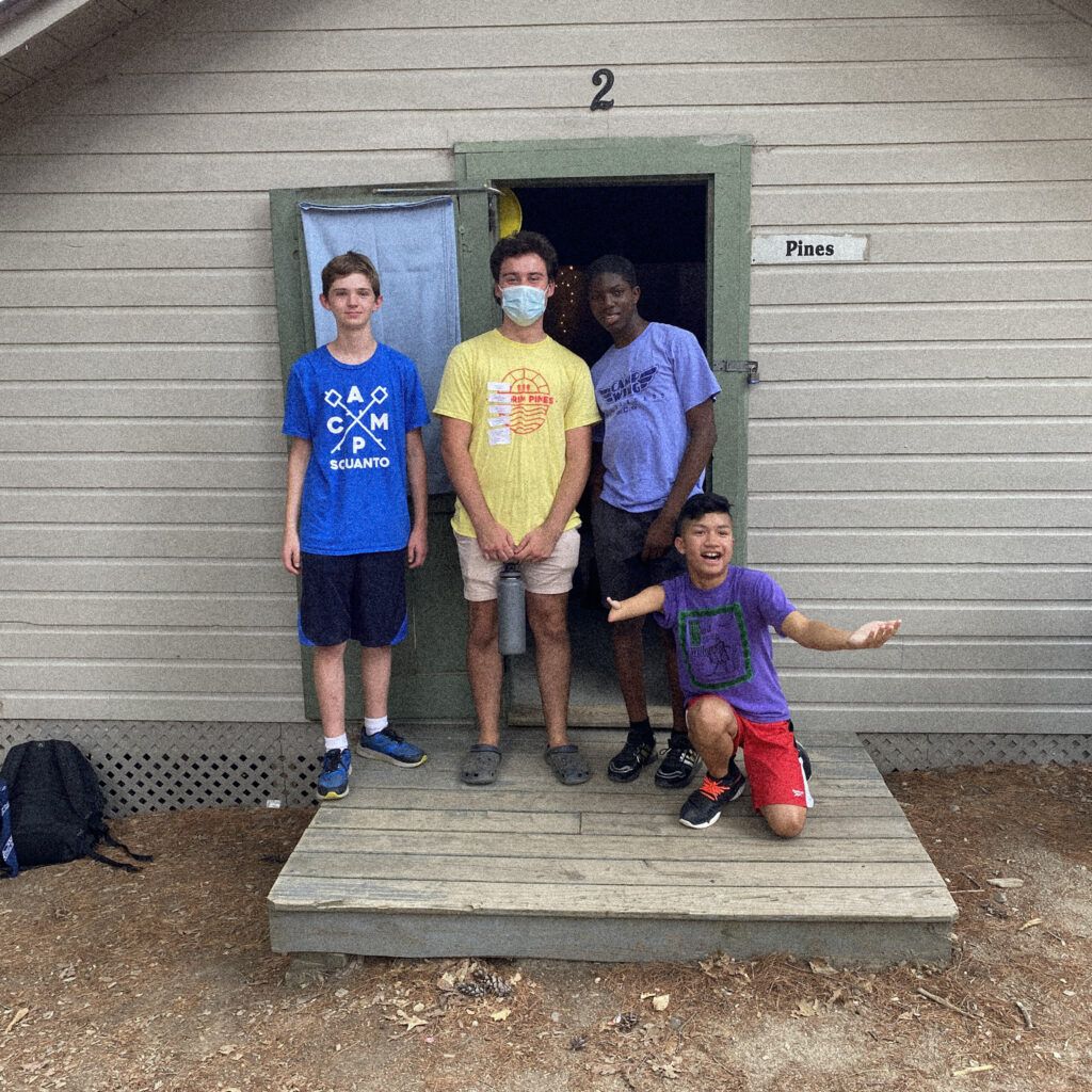 Youth Group boys at Camp Squanto