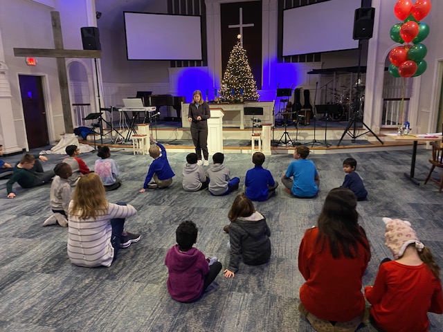 Kids enjoy Christmas programs at Granite City Church in Quincy MA