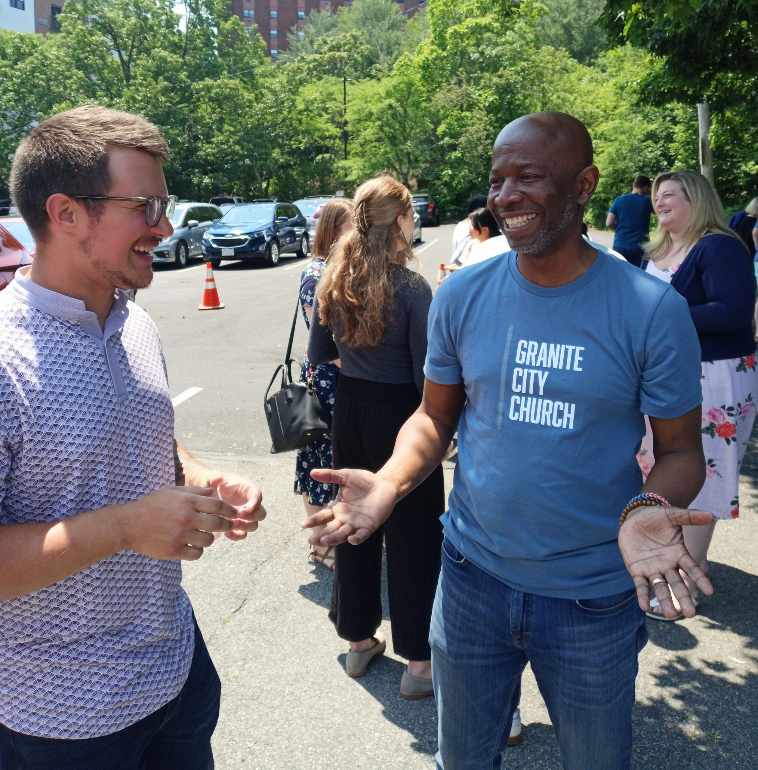 Granite City Church members in fellowship at Summer Eat Together