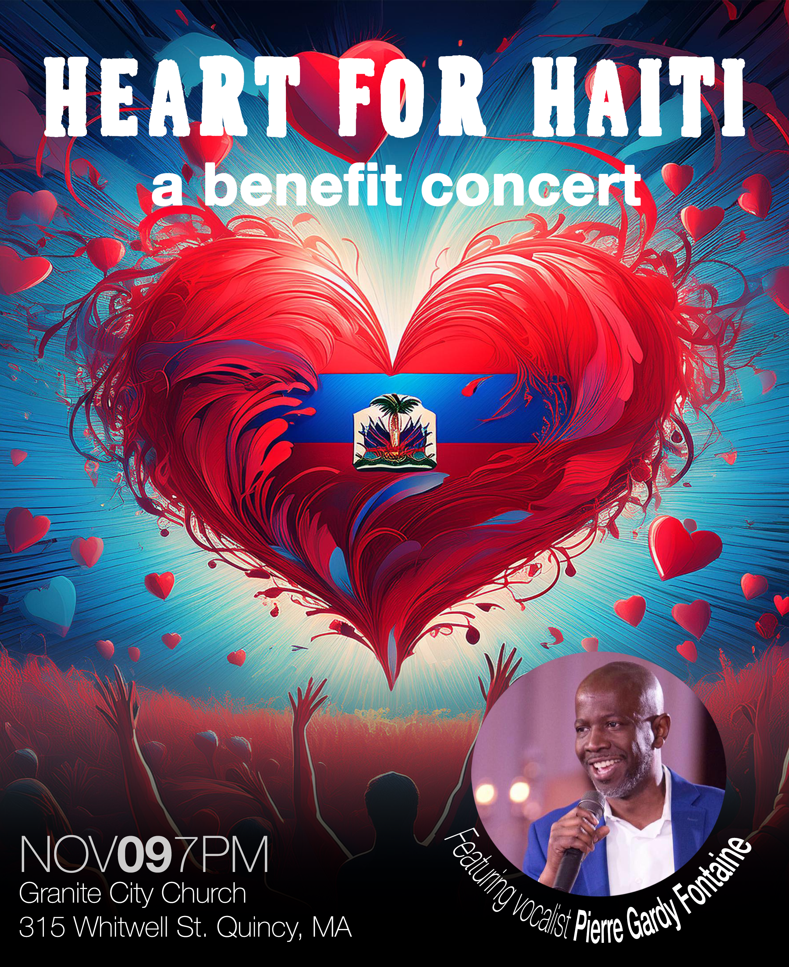 A heart for haiti benefit concert poster